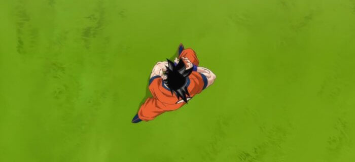 Goku Back Stance Kamehamehe